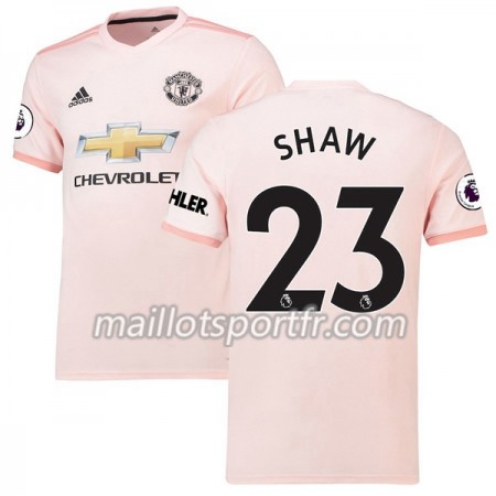 Maillot de Foot Manchester United Luke Shaw 23 Extérieur 2018/19